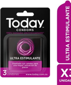 Condones Today Ultra Estimulante X 3 Unds