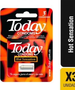 Condones Today Hot Sensation 3 Unds