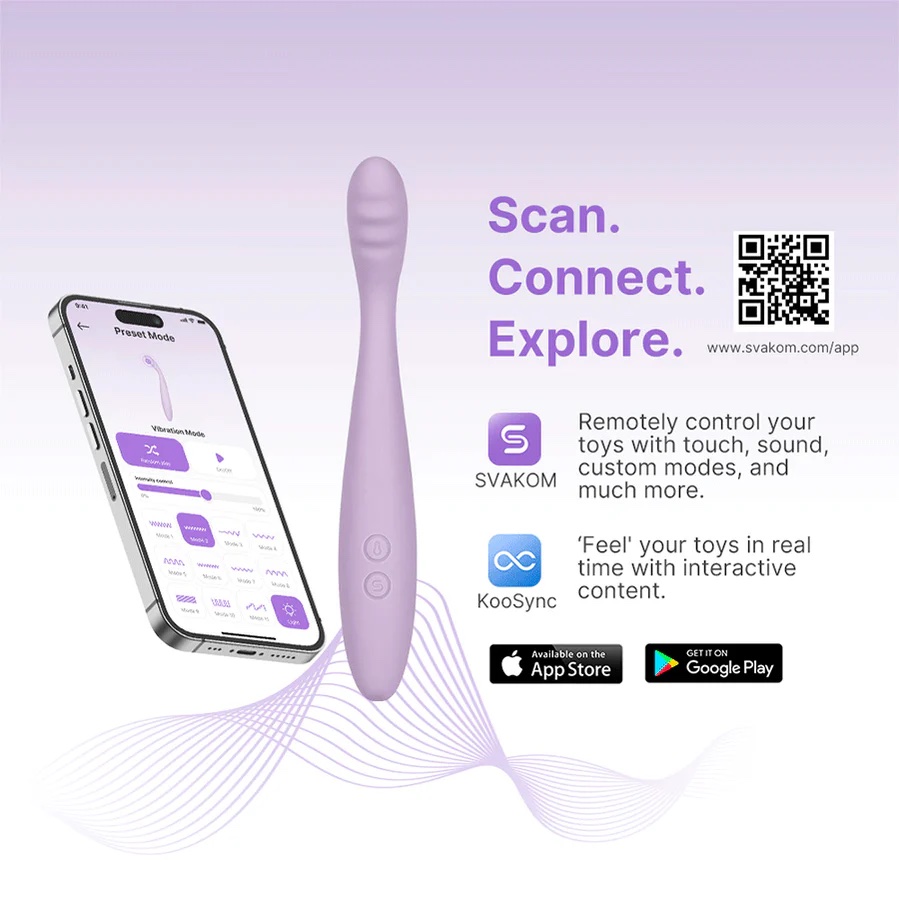 Vibrador para Punto G Cici 2 Controlado por APP Global By Svakom - Imagen 2