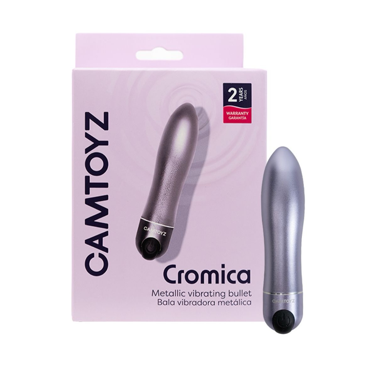Bala vibradora metálica Cromica Camtoyz